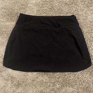 Black tennis skirt